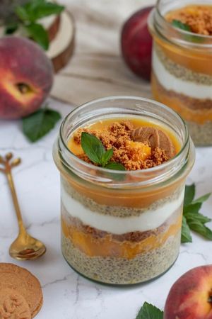 Marelični chia desert