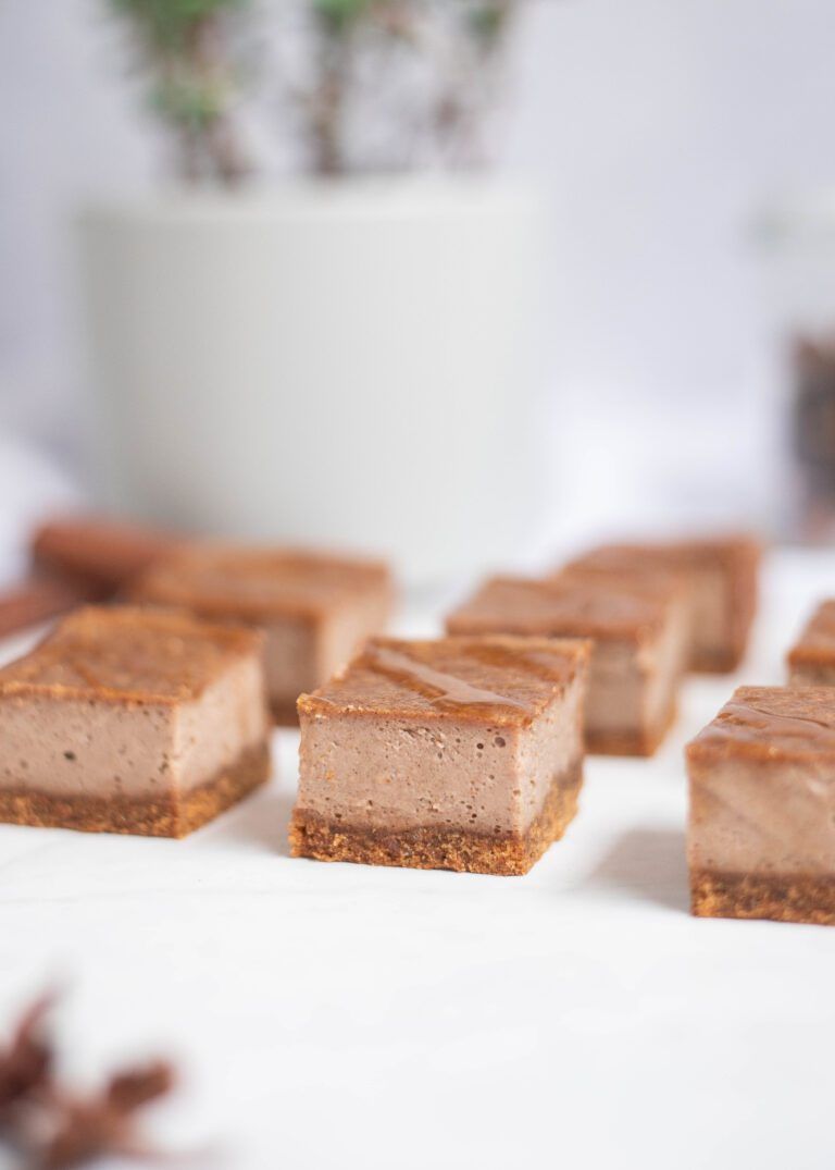 Chai spice cheesecake
