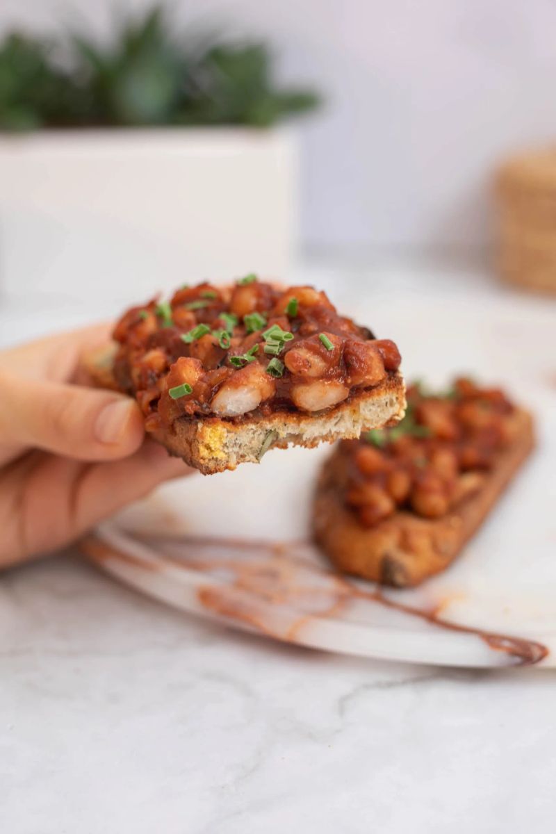 Jutranji pečen fižol