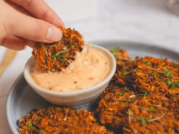 Hrustljavi polpeti iz sladkega krompirja