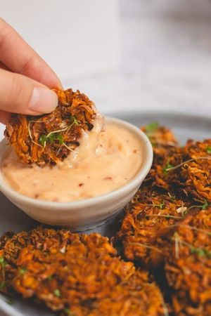 Hrustljavi polpeti iz sladkega krompirja