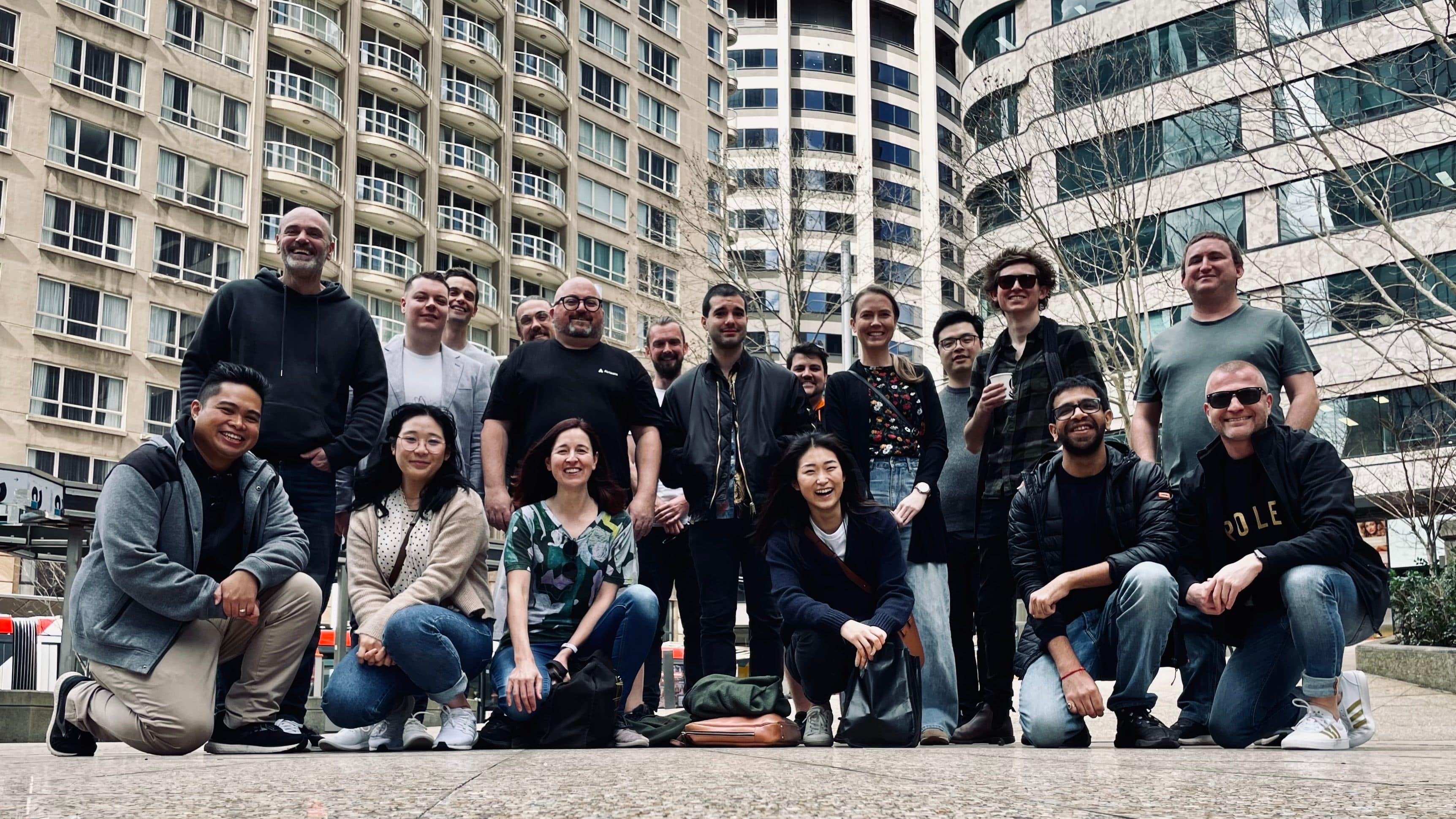 Airteam team members group shot in Sydney together.