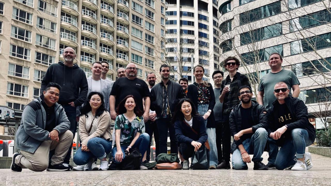 Airteam team members group shot in Sydney together.