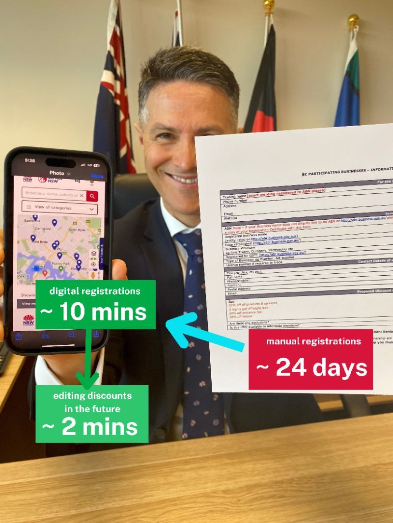 Service NSW digital mapping interface