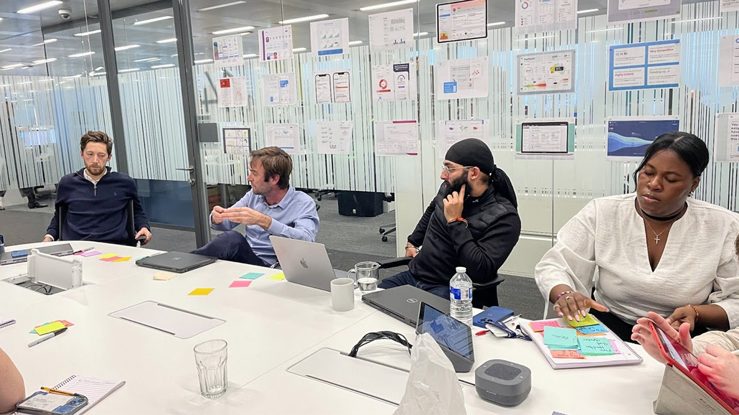 Photo of a workshop session conducted with News UK