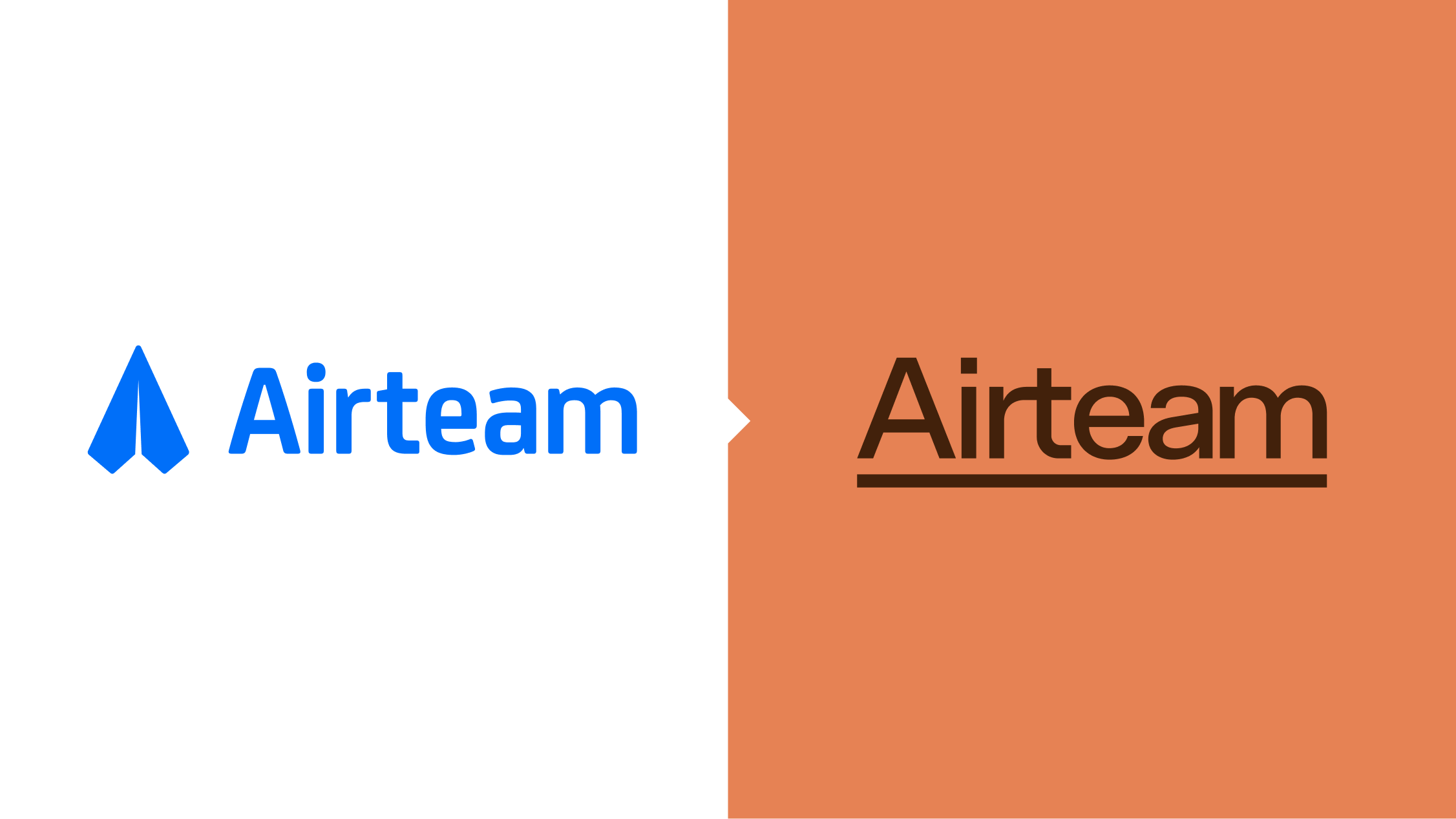 an image of the old and new Airteam logos