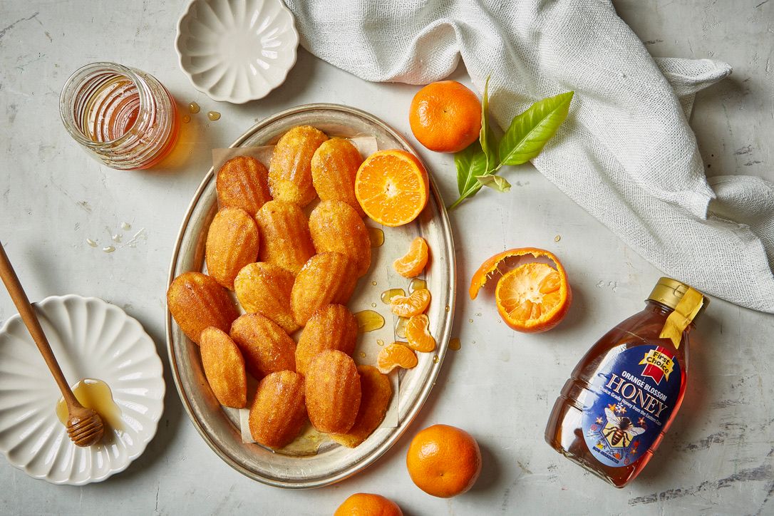 Amasi, Clementine and Honey Madeleines