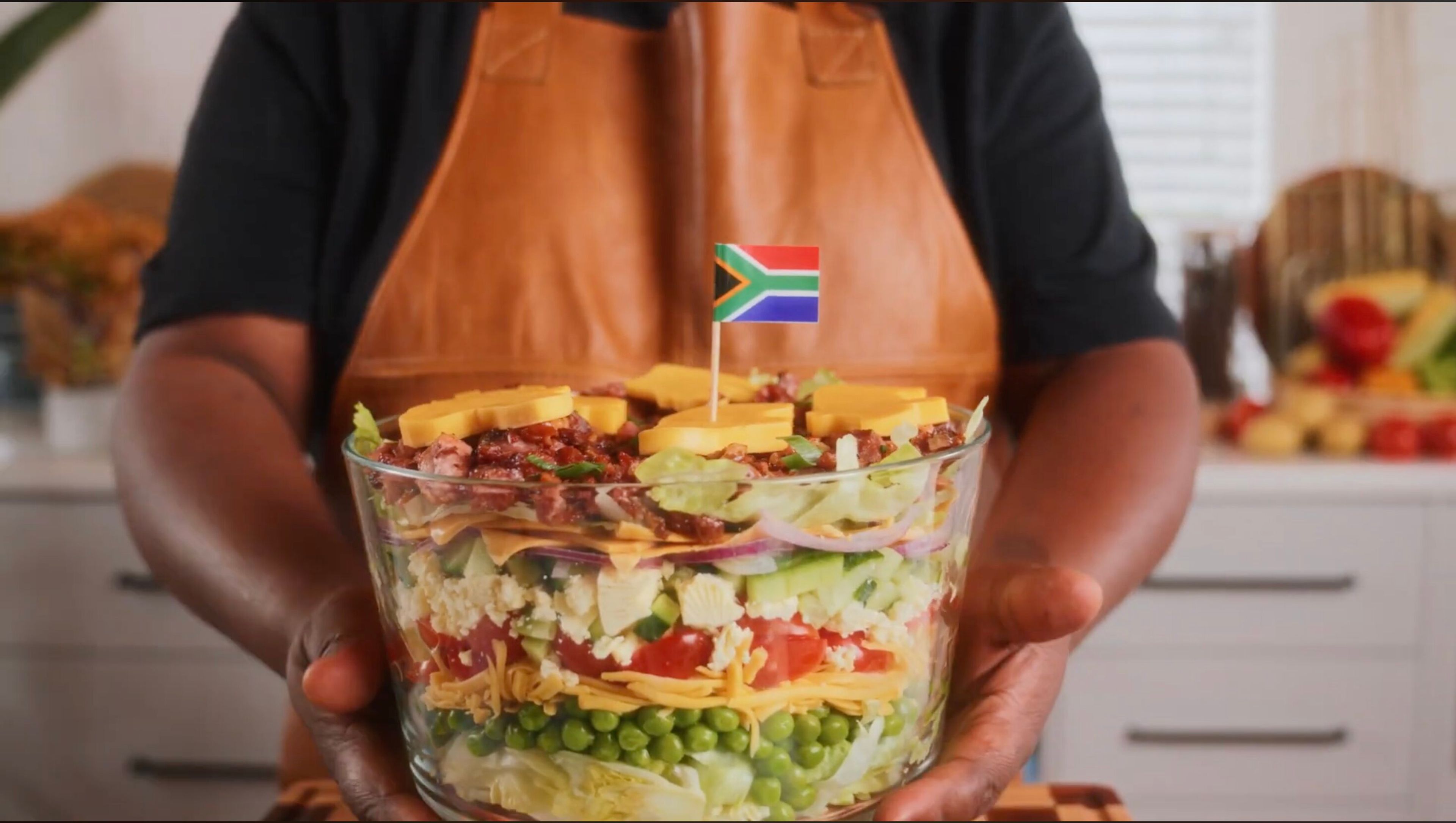 Five-Cheese Layered Salad
