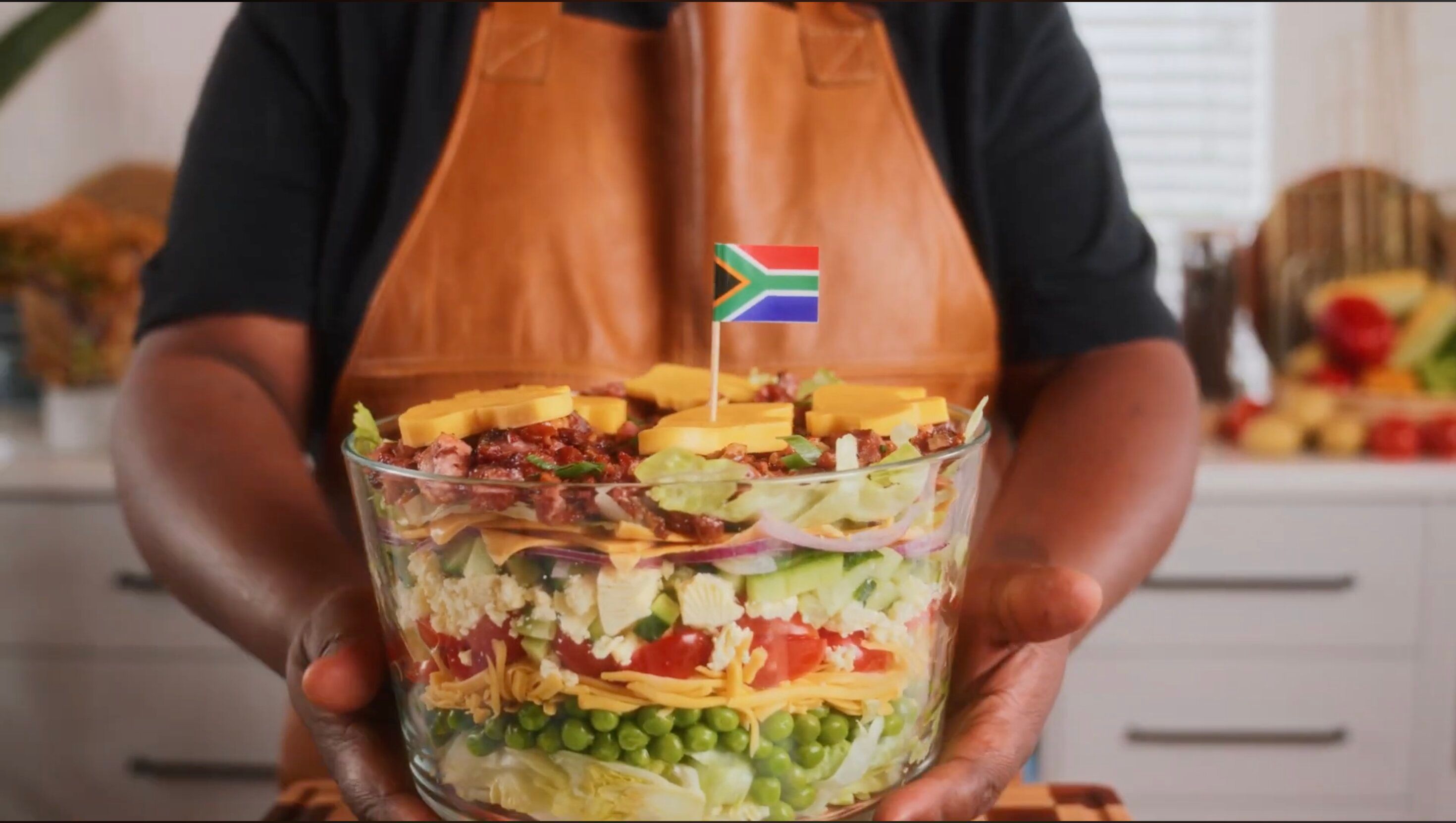 Five-Cheese Layered Salad