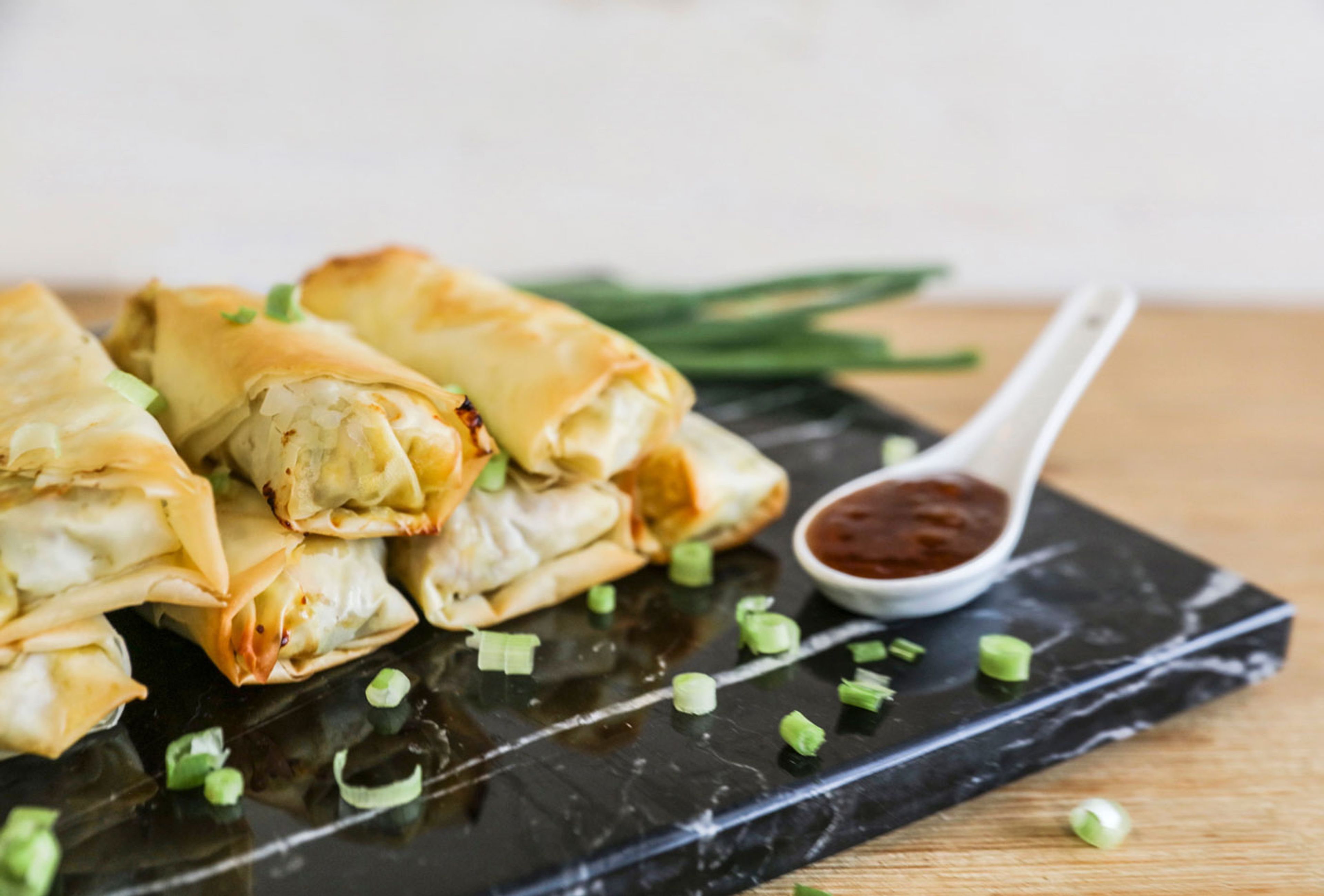 Bobotie Spring Rolls