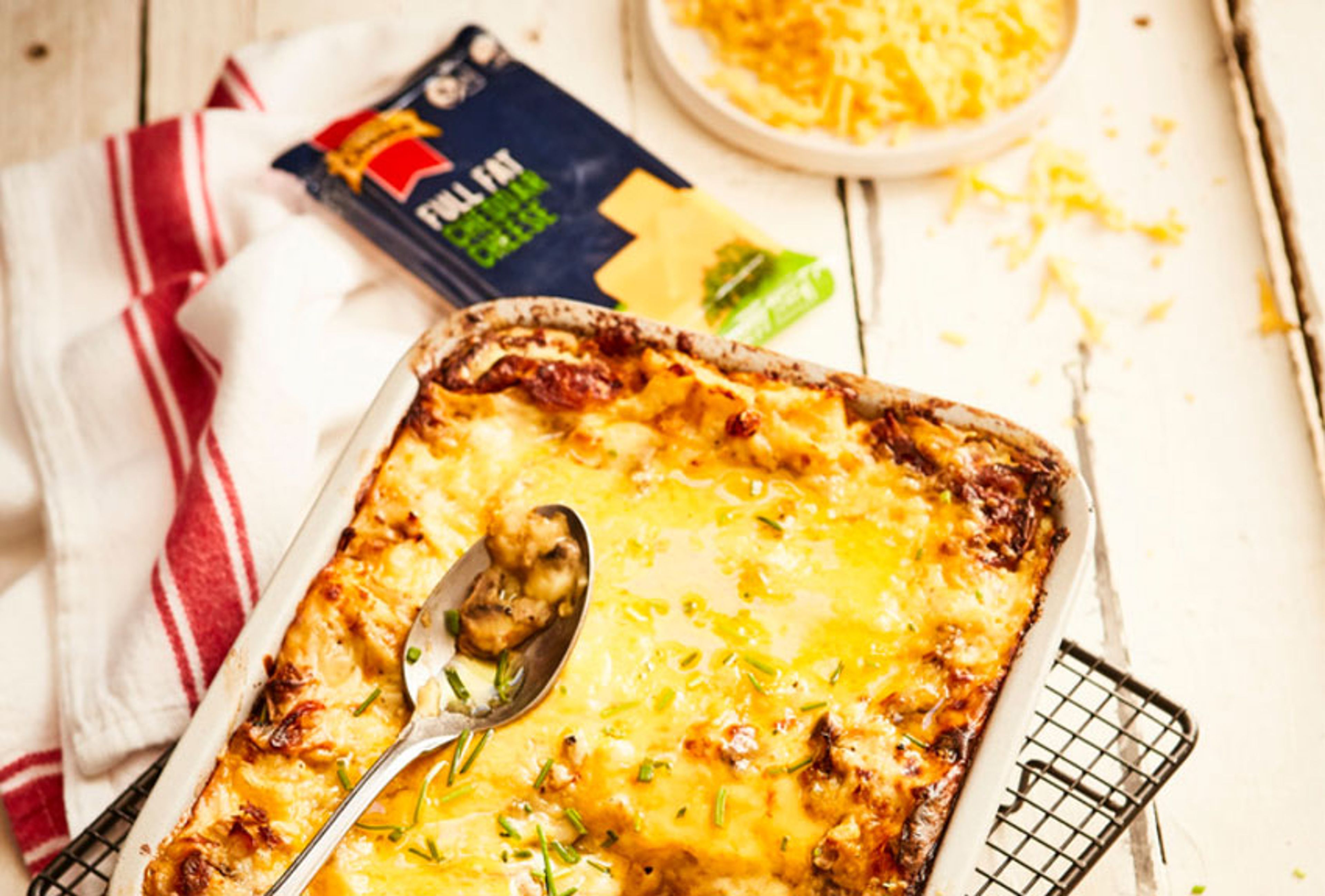 Cheesy Tuna Lasagne