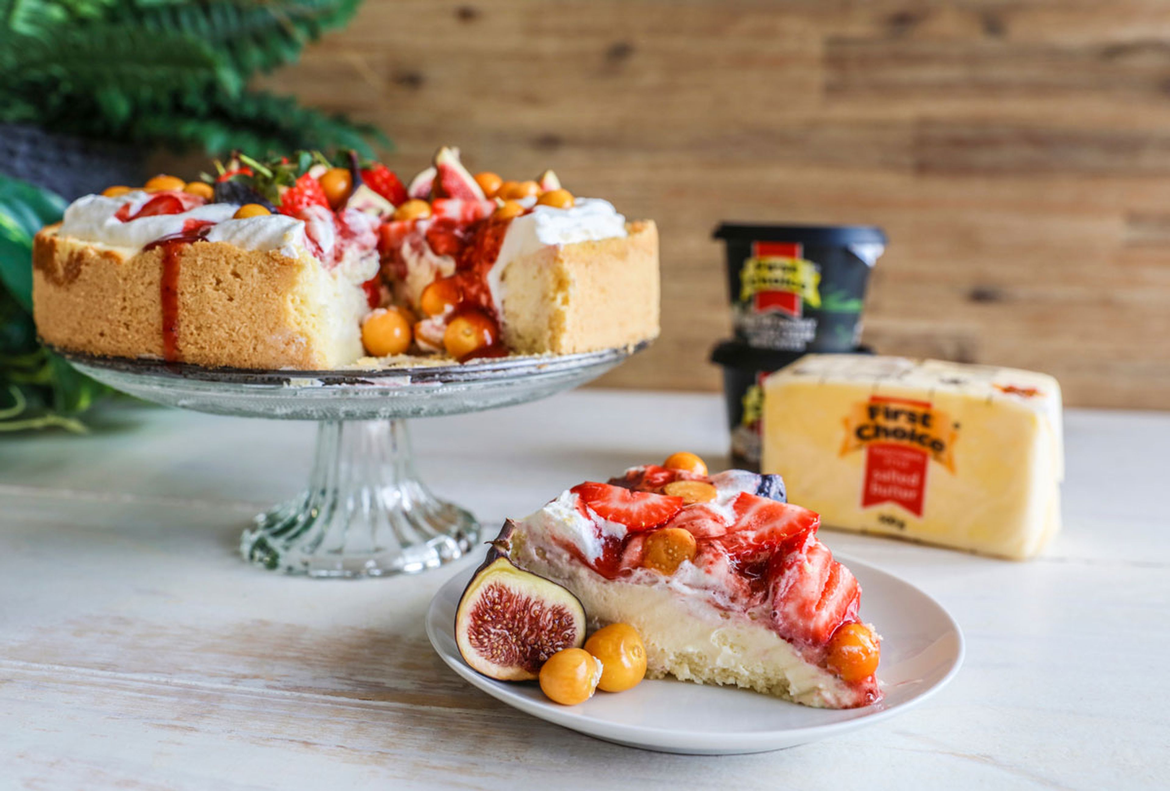 Baked Cottage Cheesecake