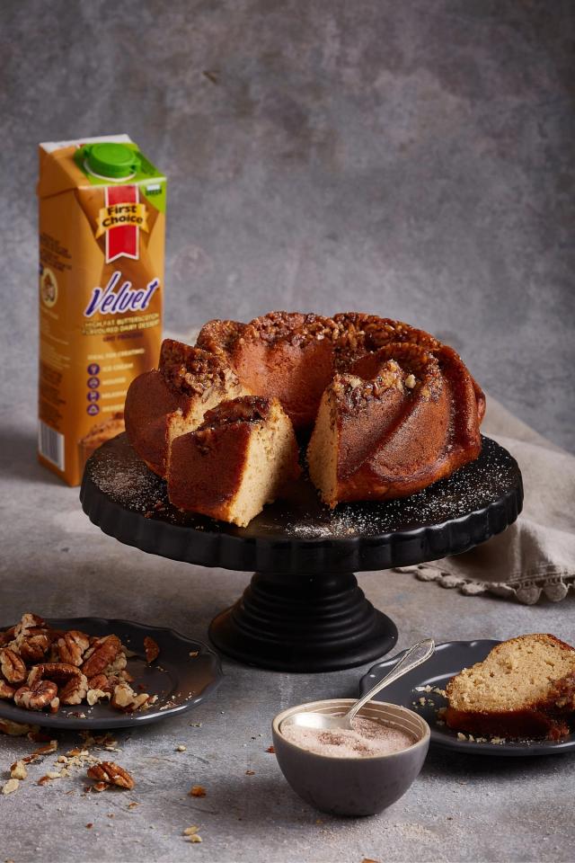 Sweet Potato Praline Bundt Cake