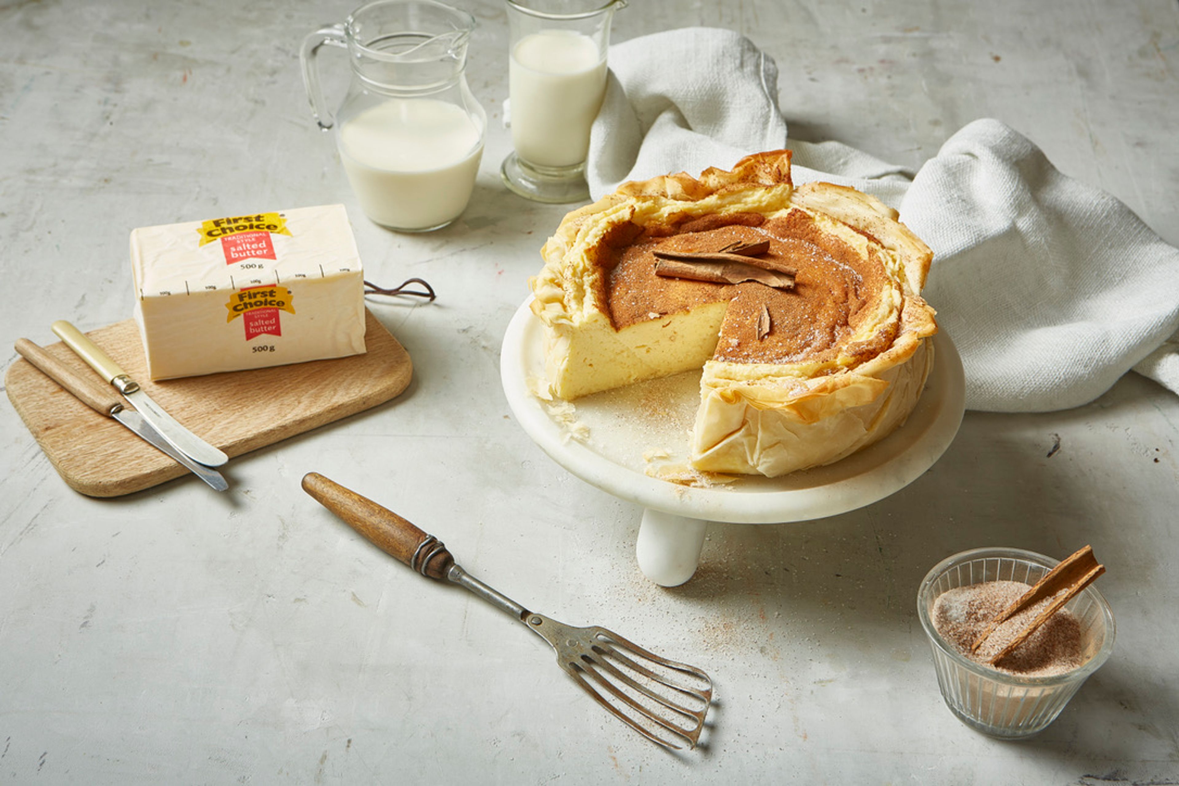 Phyllo Milktart