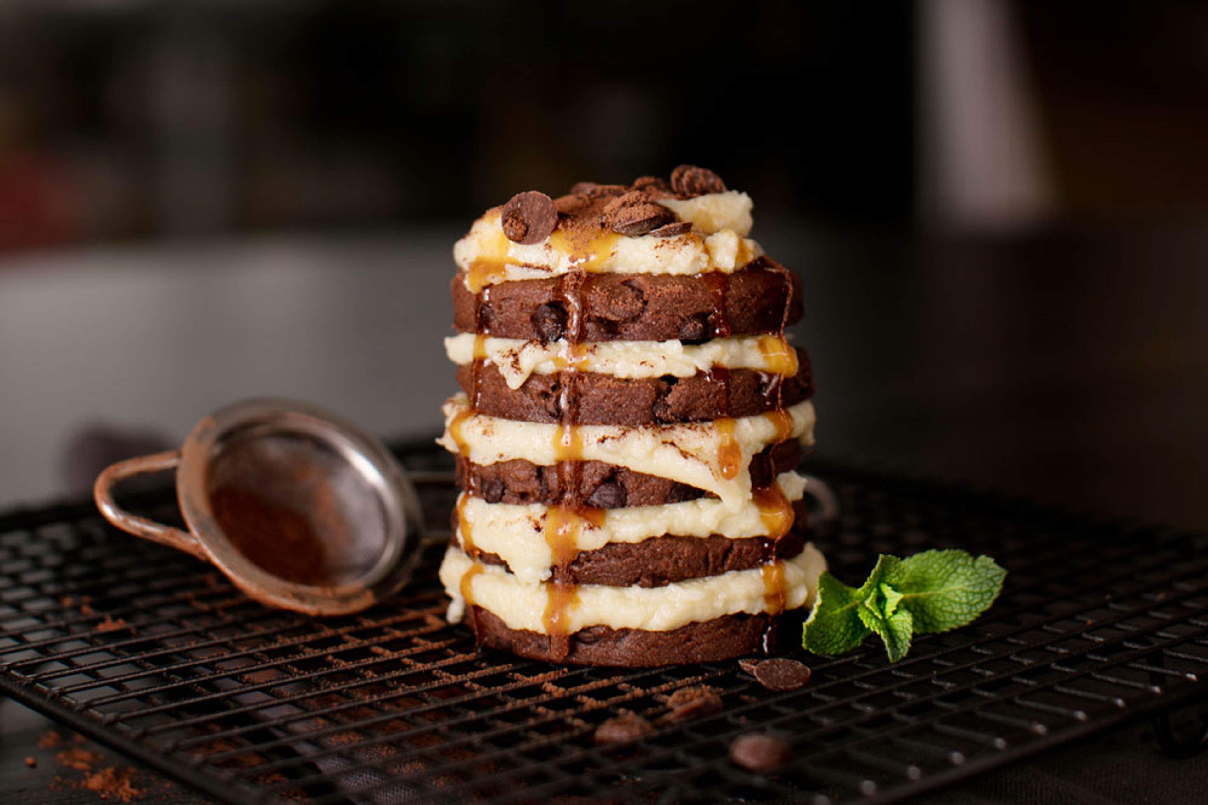 Chocolate Cookie Stack
