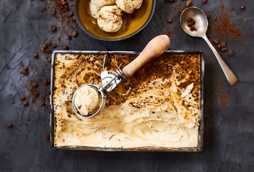 Coffee and Caramel traybake
