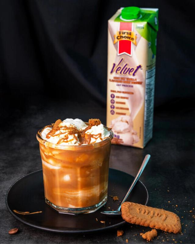 Biscoff Velvet Affogato