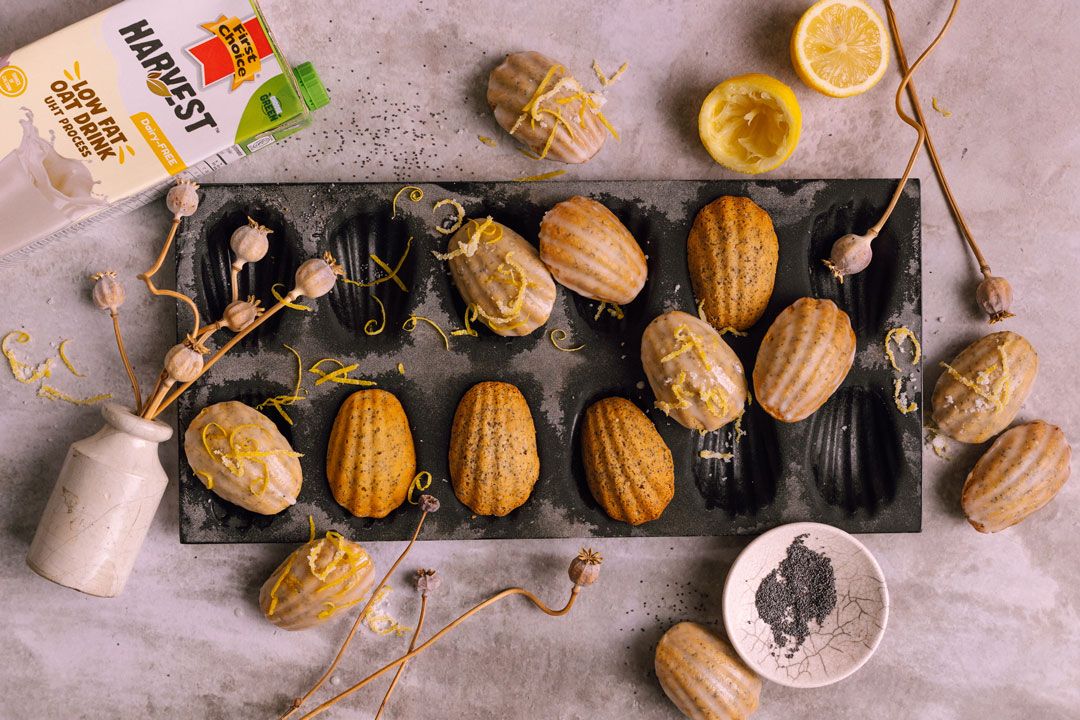 an image of Lemon and Poppyseed Madeleines