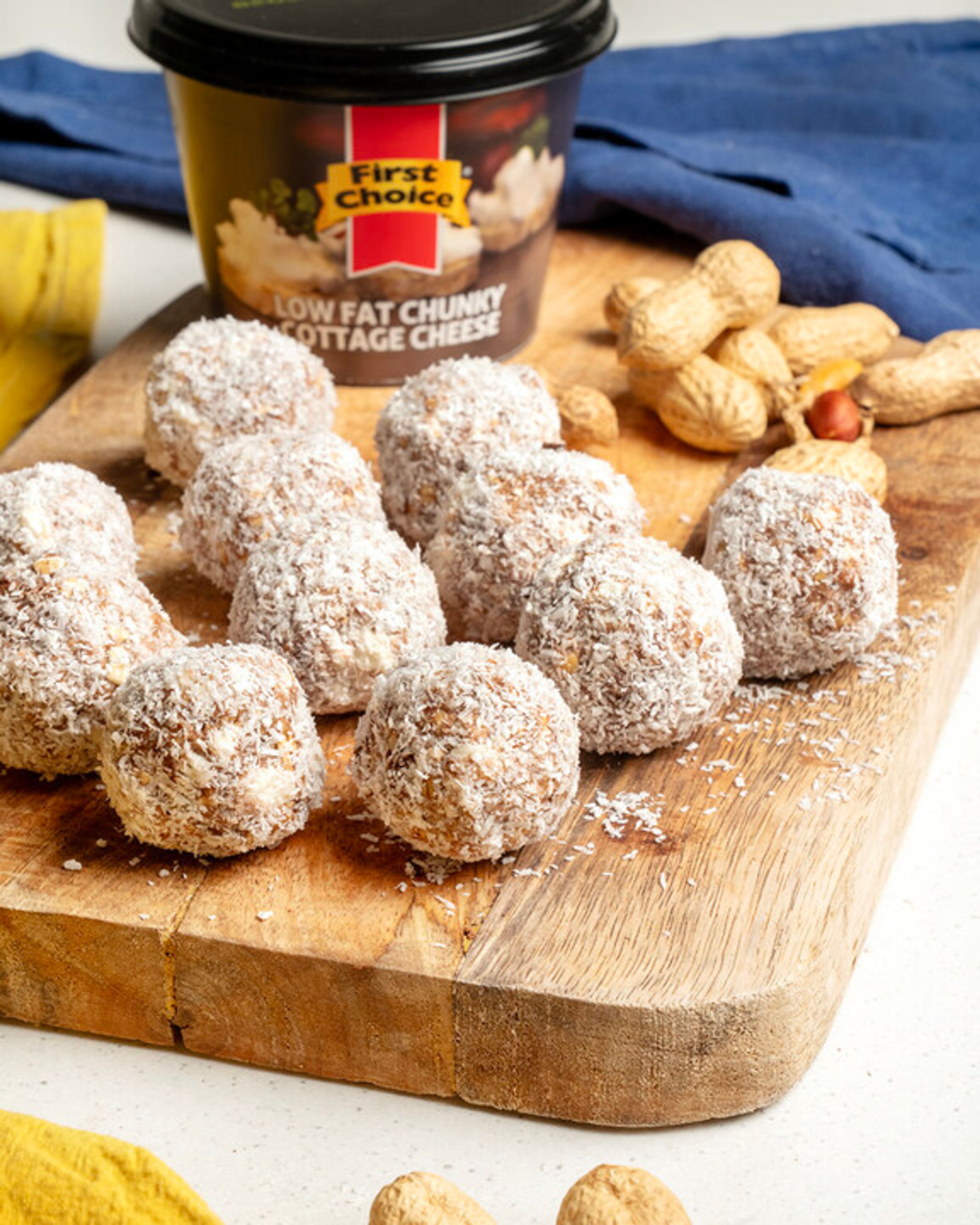 No-Bake Cottage Cheese Brownie Bites