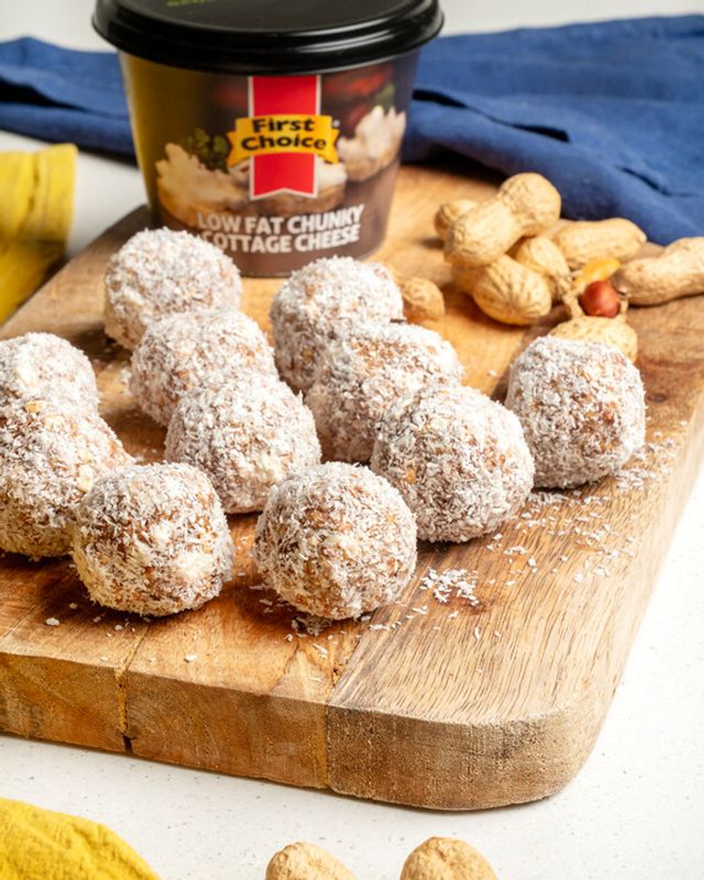 No-Bake Cottage Cheese Brownie Bites