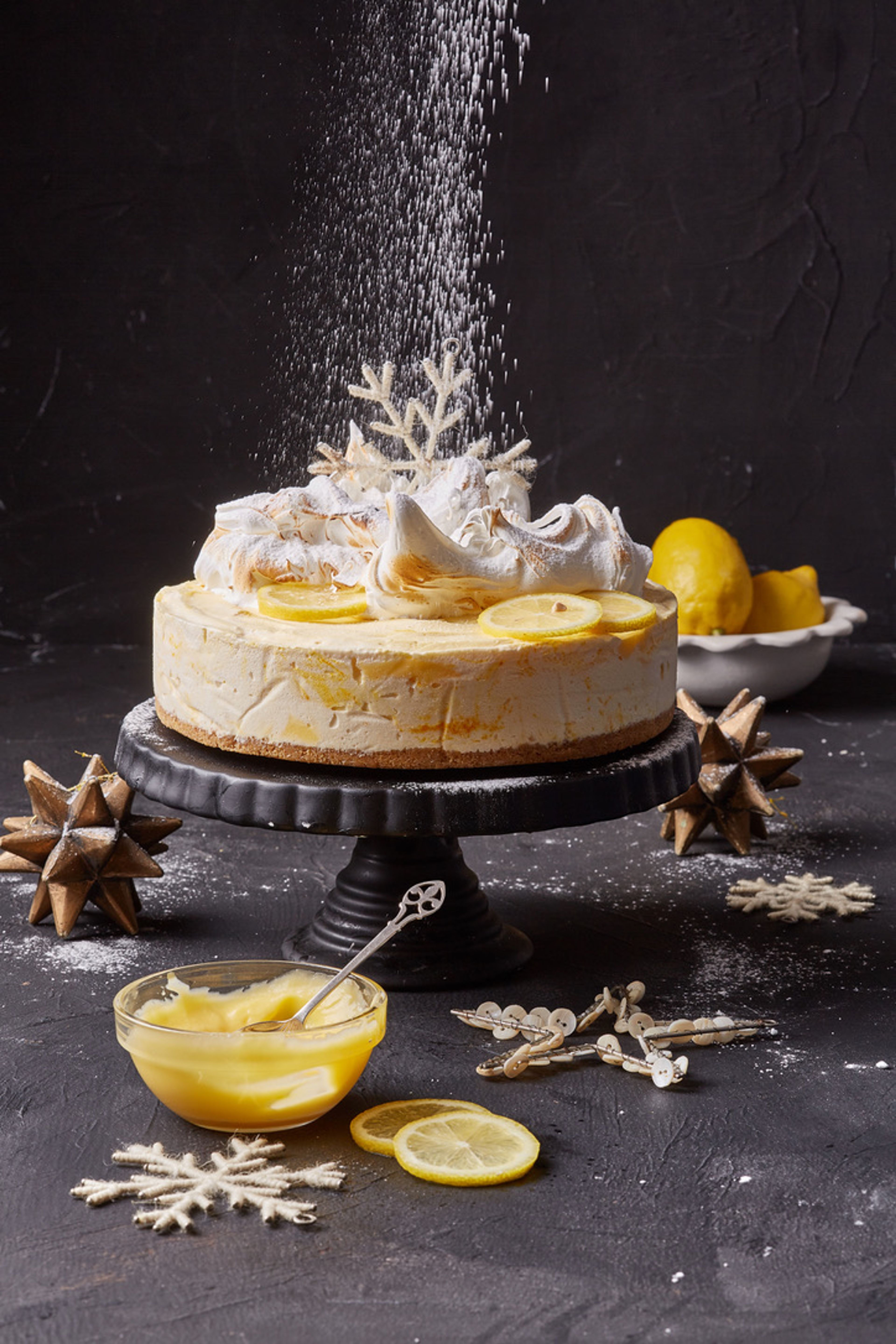 Lemon Meringue Ice Cream Pie