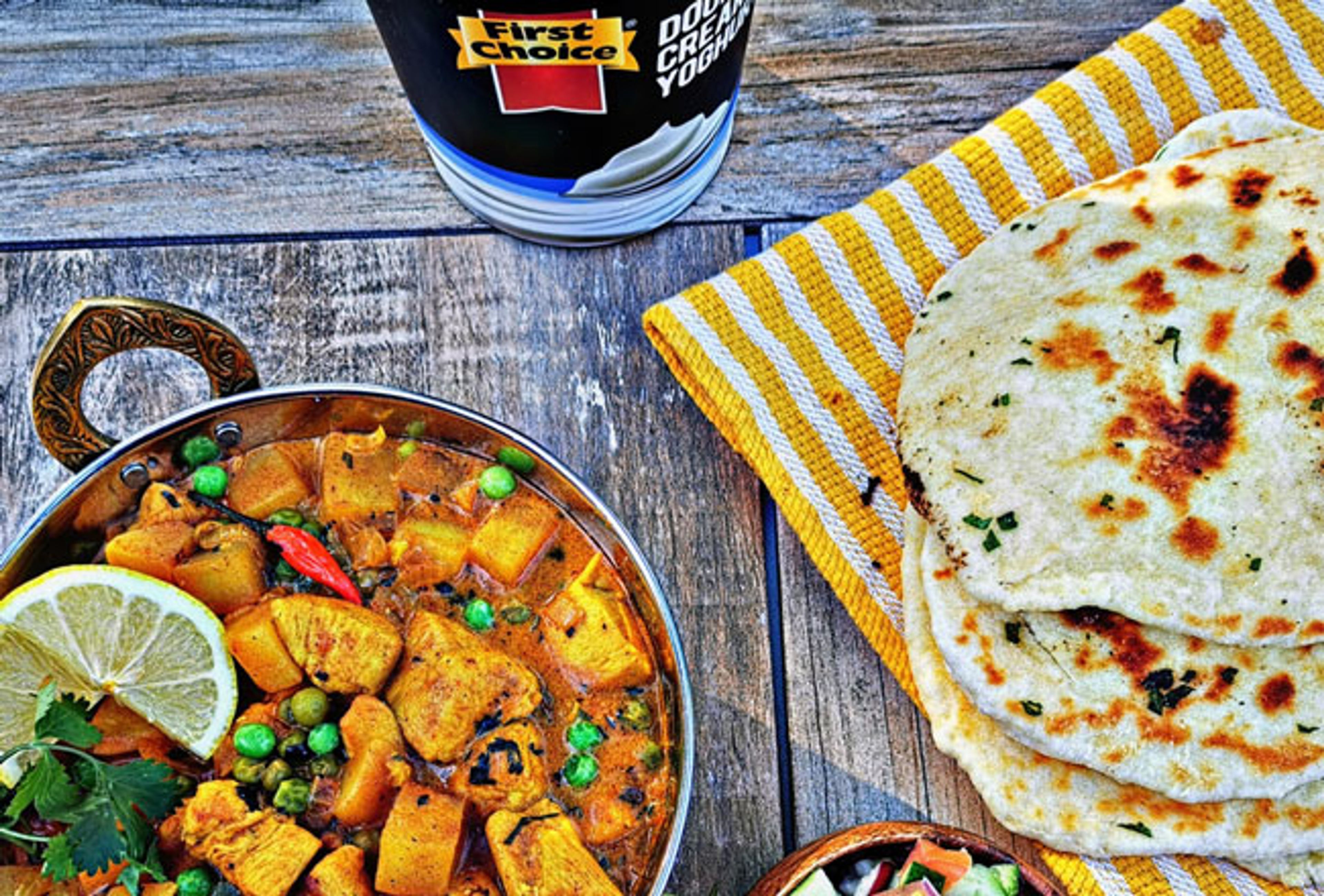 Chicken Curry & Naan Bread