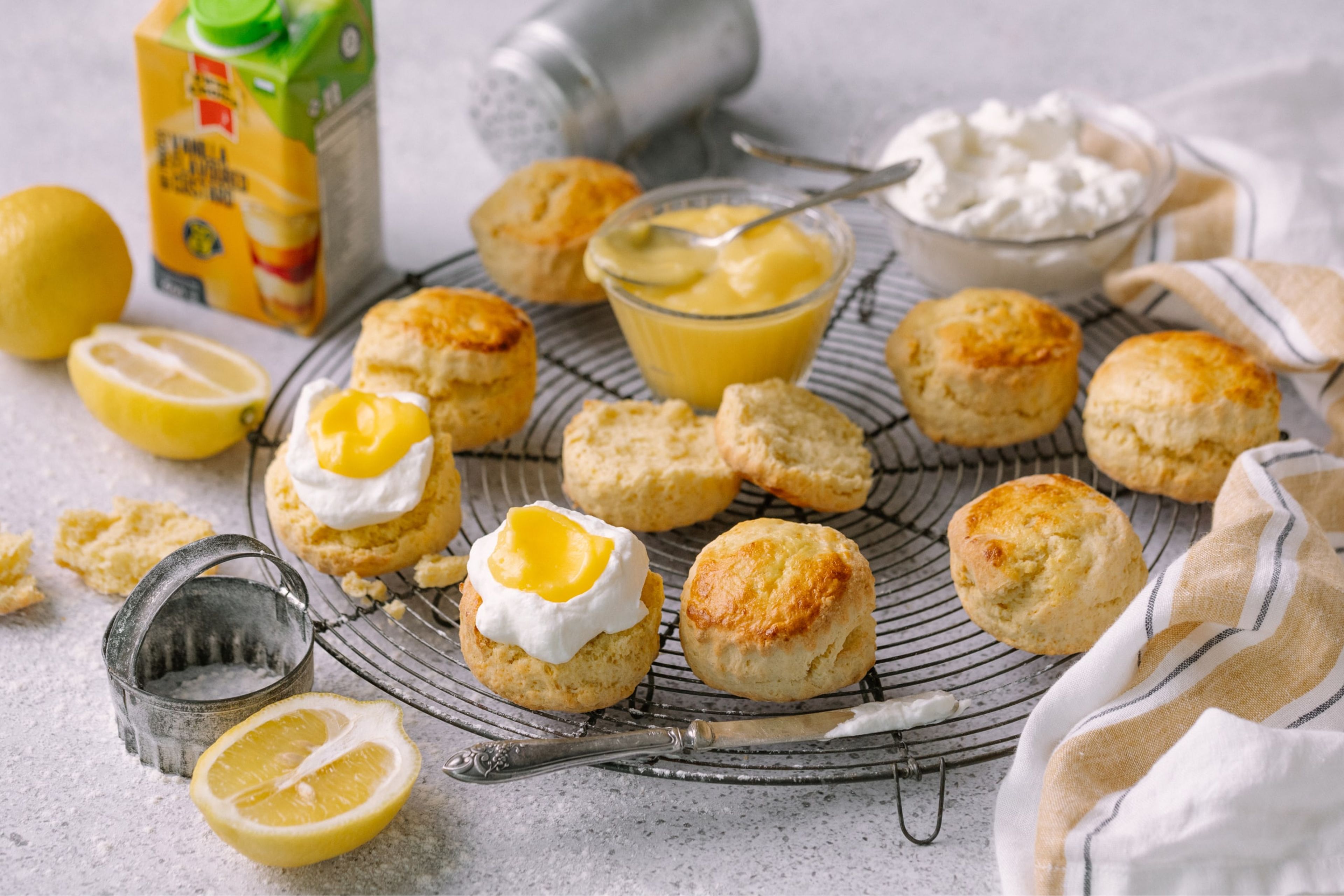 Custard Lemon Scones