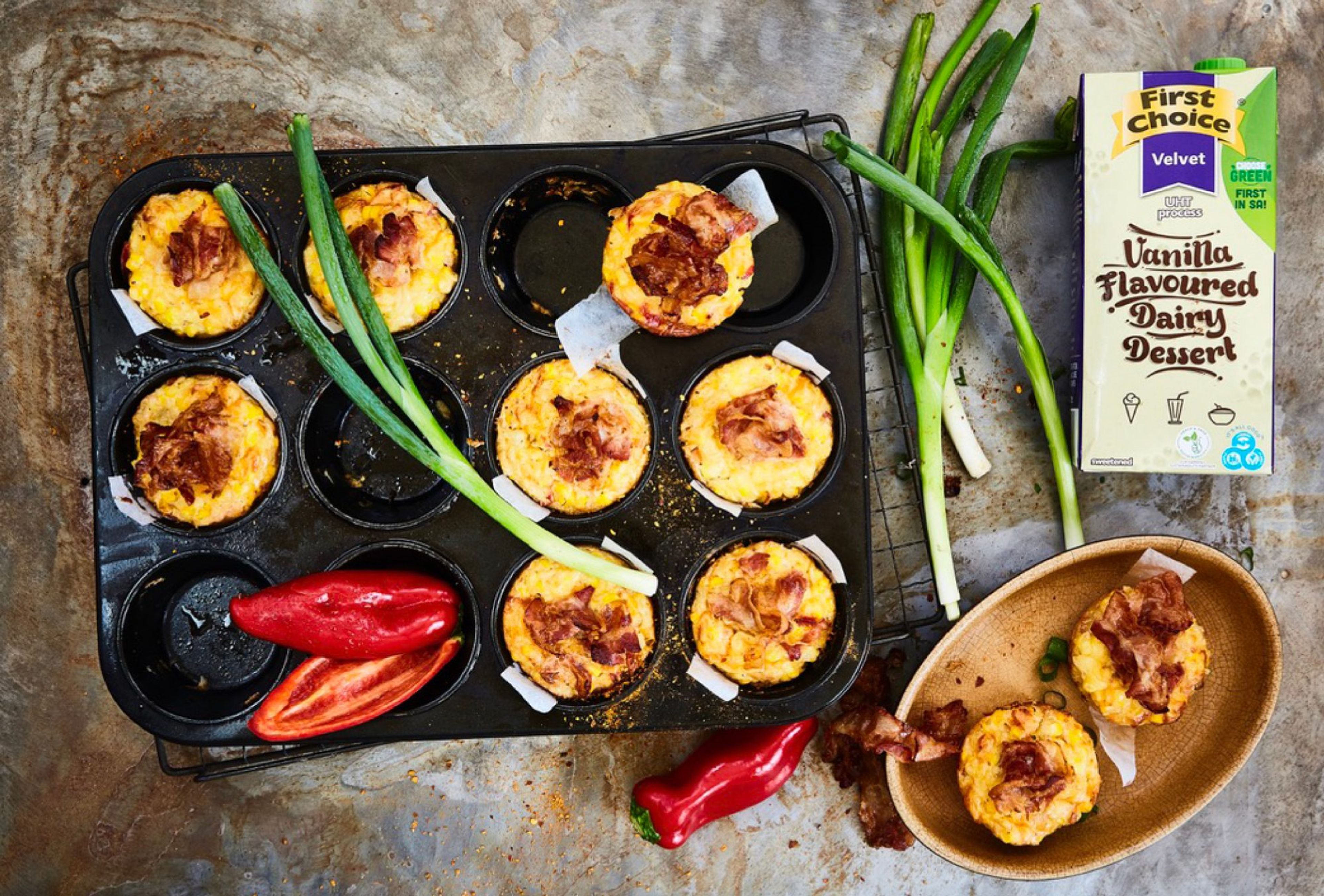 Sweet Corn Bites with Pancetta