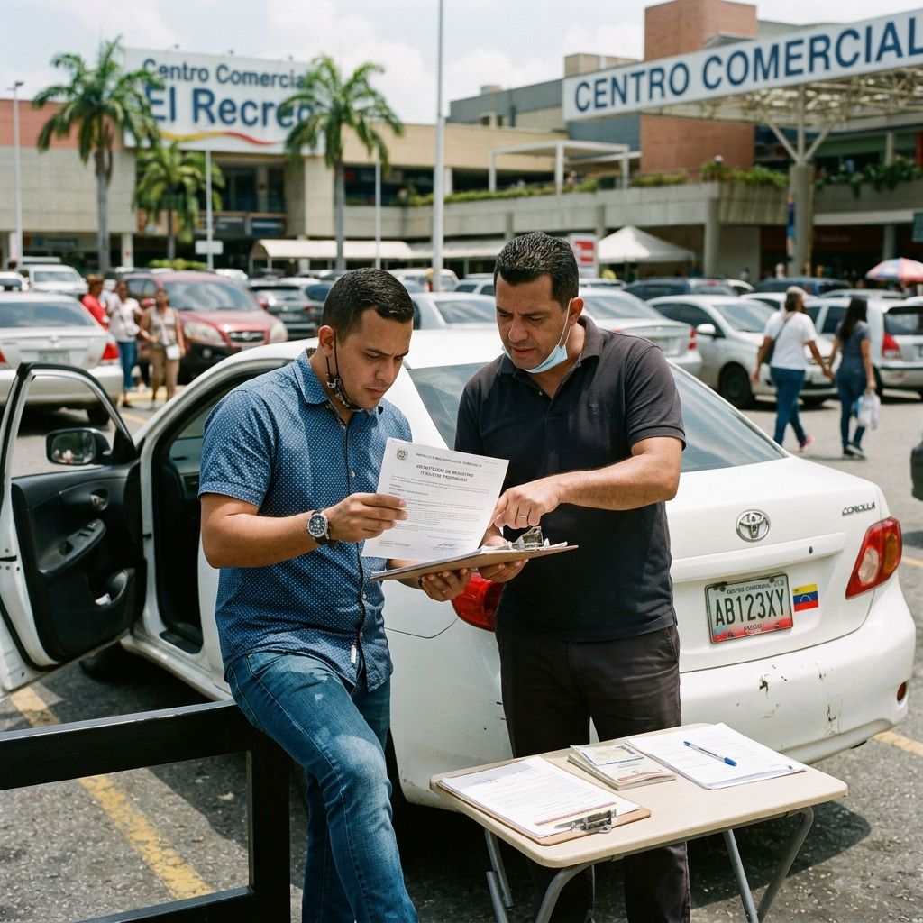 Verificación pericial y prevención de fraudes automotrices en Venezuela