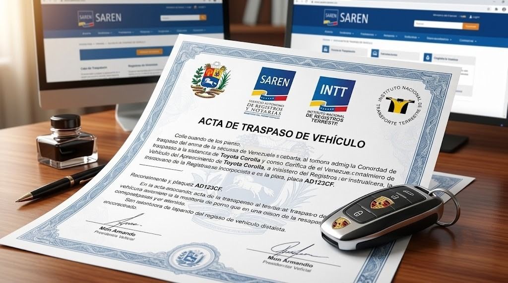 Guía Notaría SAREN 2026: Traspaso de Carro | VendeTuCarro