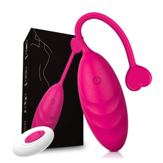 HUEVO VIBRADOR CONTROL COLA CORAZON