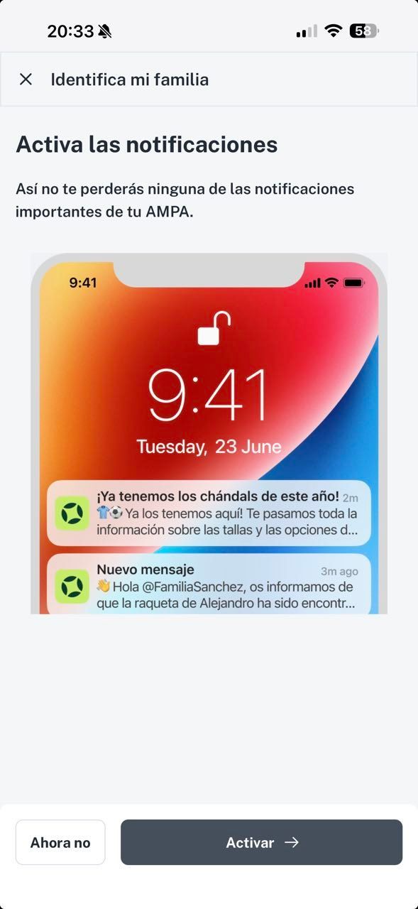 Activa avisos e obtén o teu carné