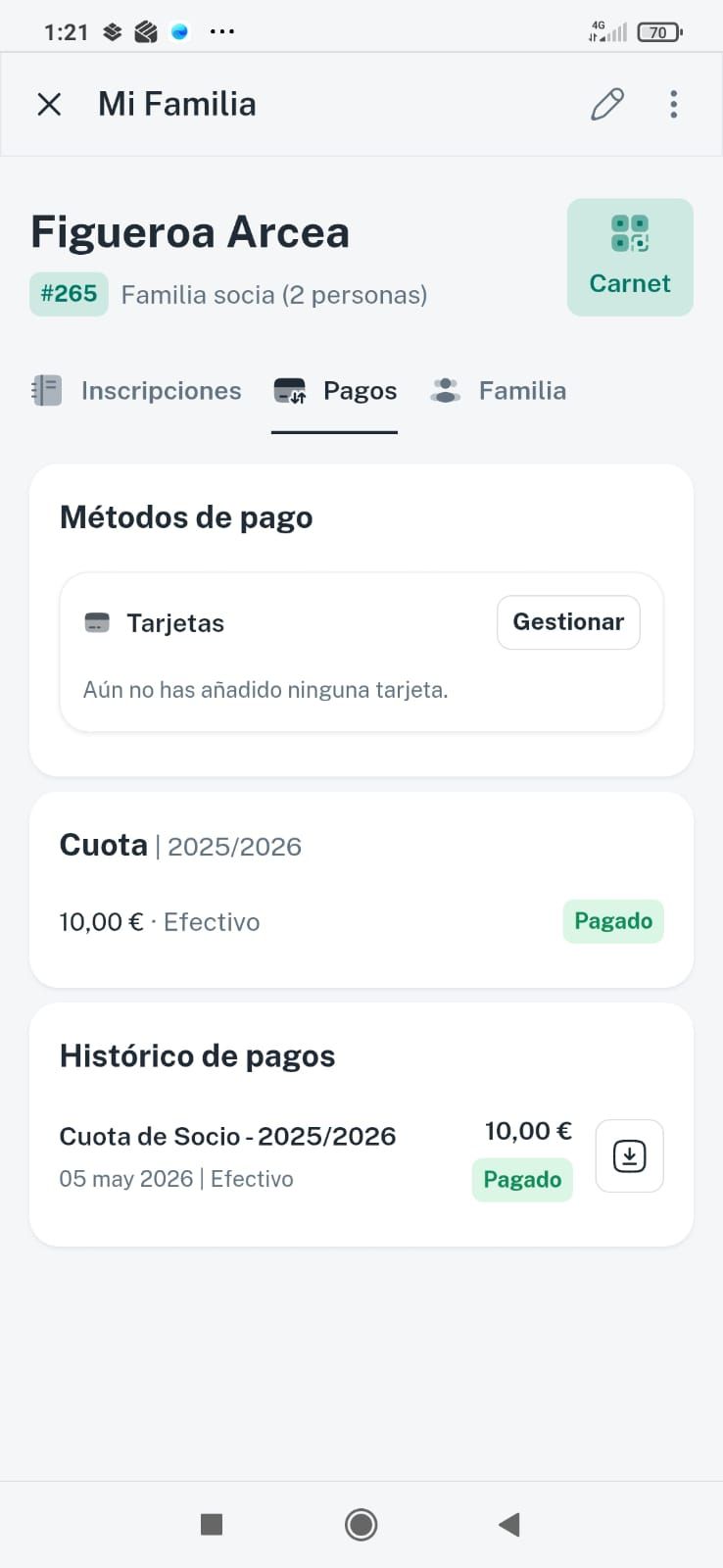 Pago seguro con tarxeta