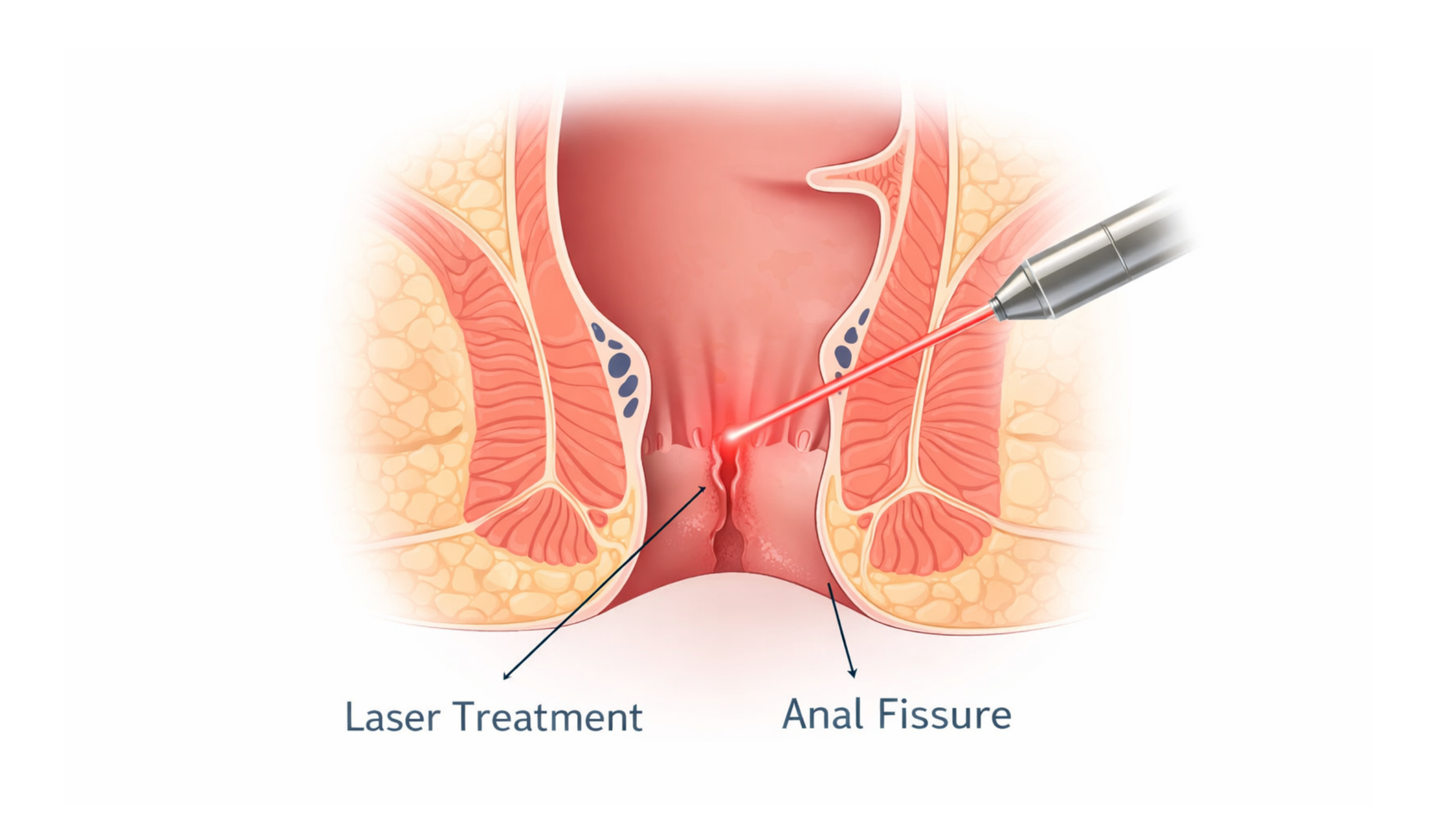 Laser Treatment for Fissure procedure for safe and effective anal fissure treatment