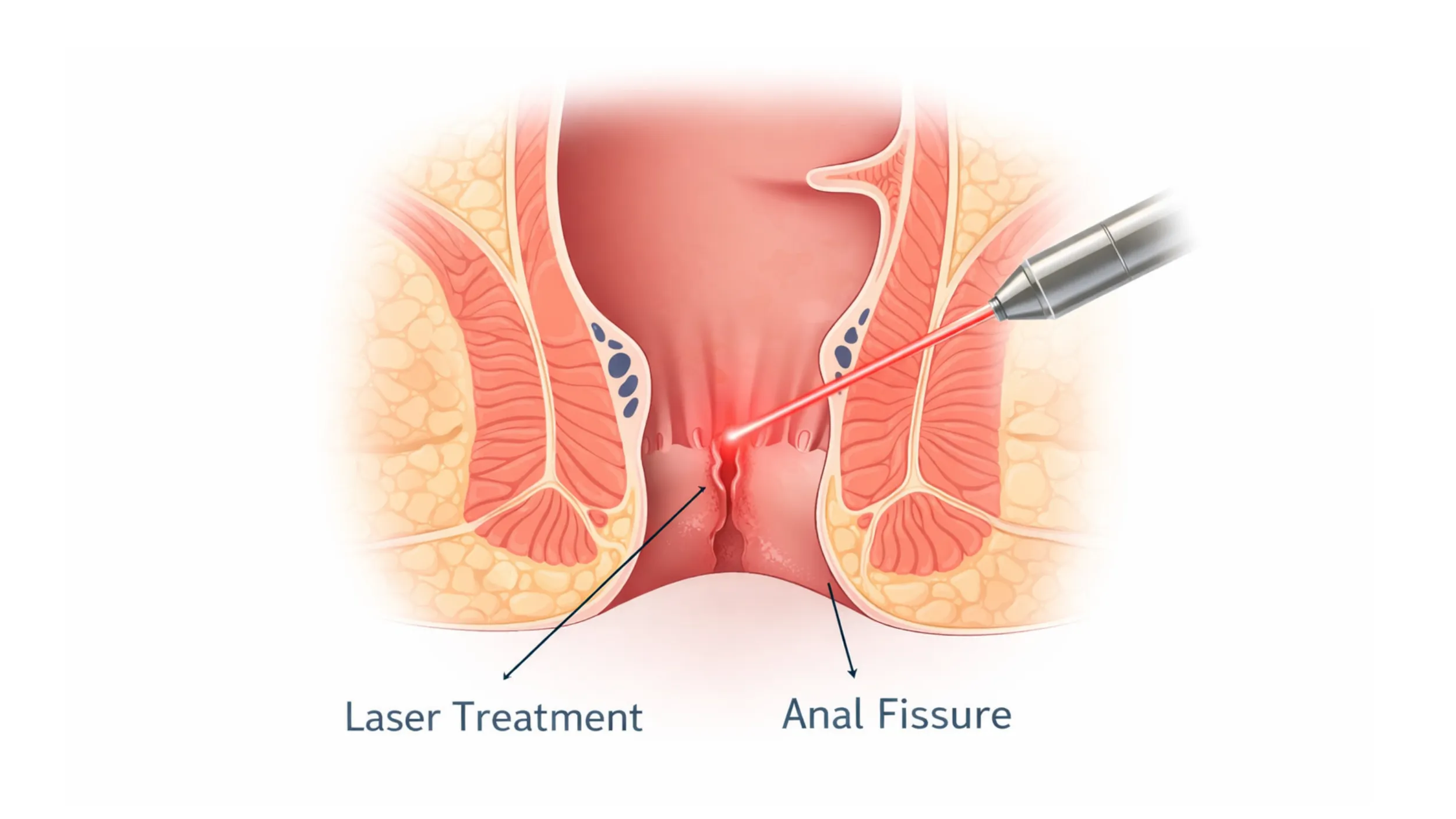 Laser Treatment for Fissure procedure for safe and effective anal fissure treatment