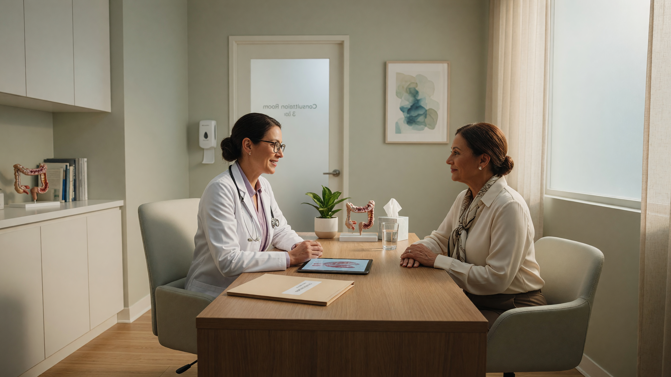 Doctor consulting a patient about anal itching causes at Lux Hospitals