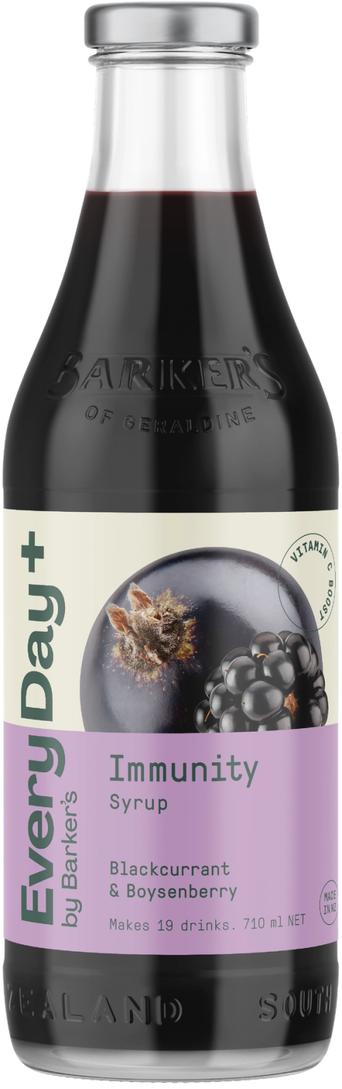 Blackcurrant & Boysenberry Immunity Syrup 710ml