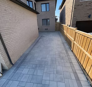 Richmond Hill Driveway Extension — completed build