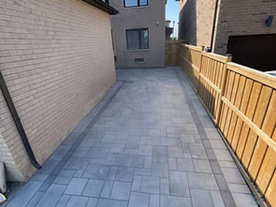 Richmond Hill Driveway Extension — completed build