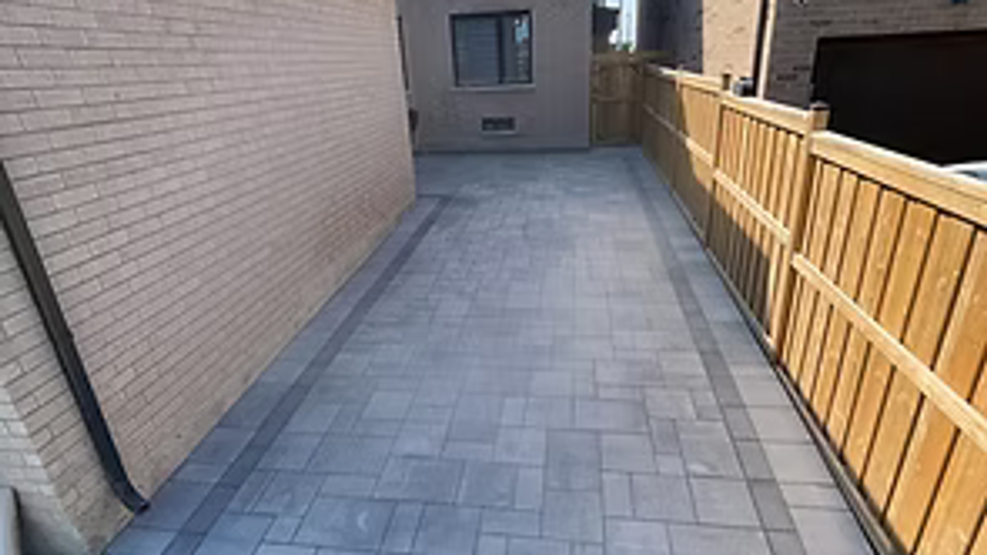Richmond Hill Driveway Extension — completed build