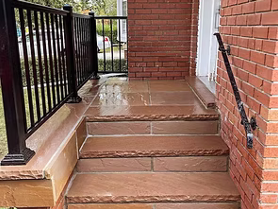 Vaughan Flagstone Walkway — completed build