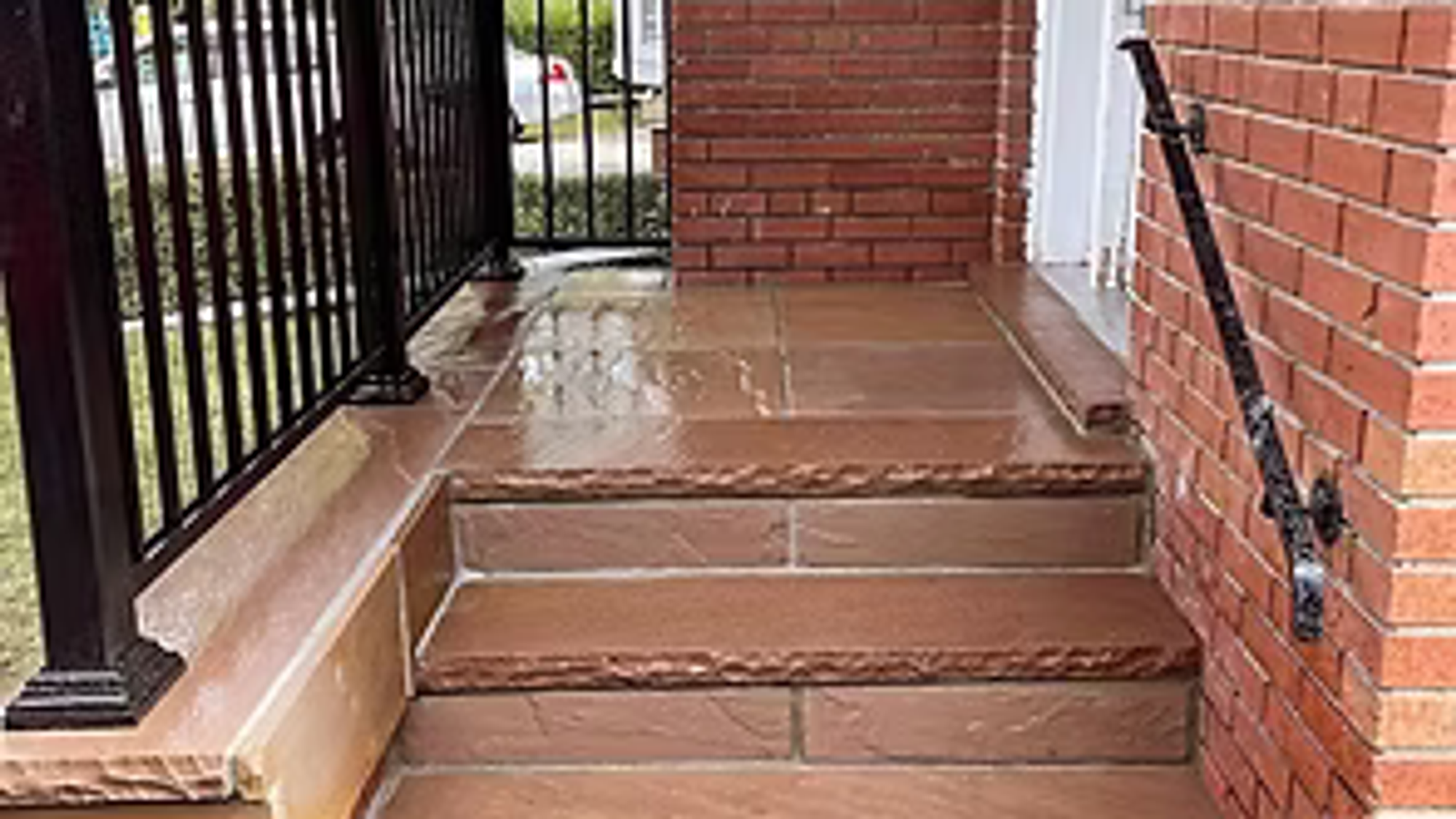 Vaughan Flagstone Walkway — completed build