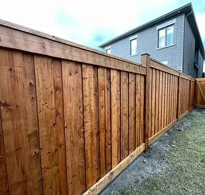 Ajax Full Property Fence — completed build