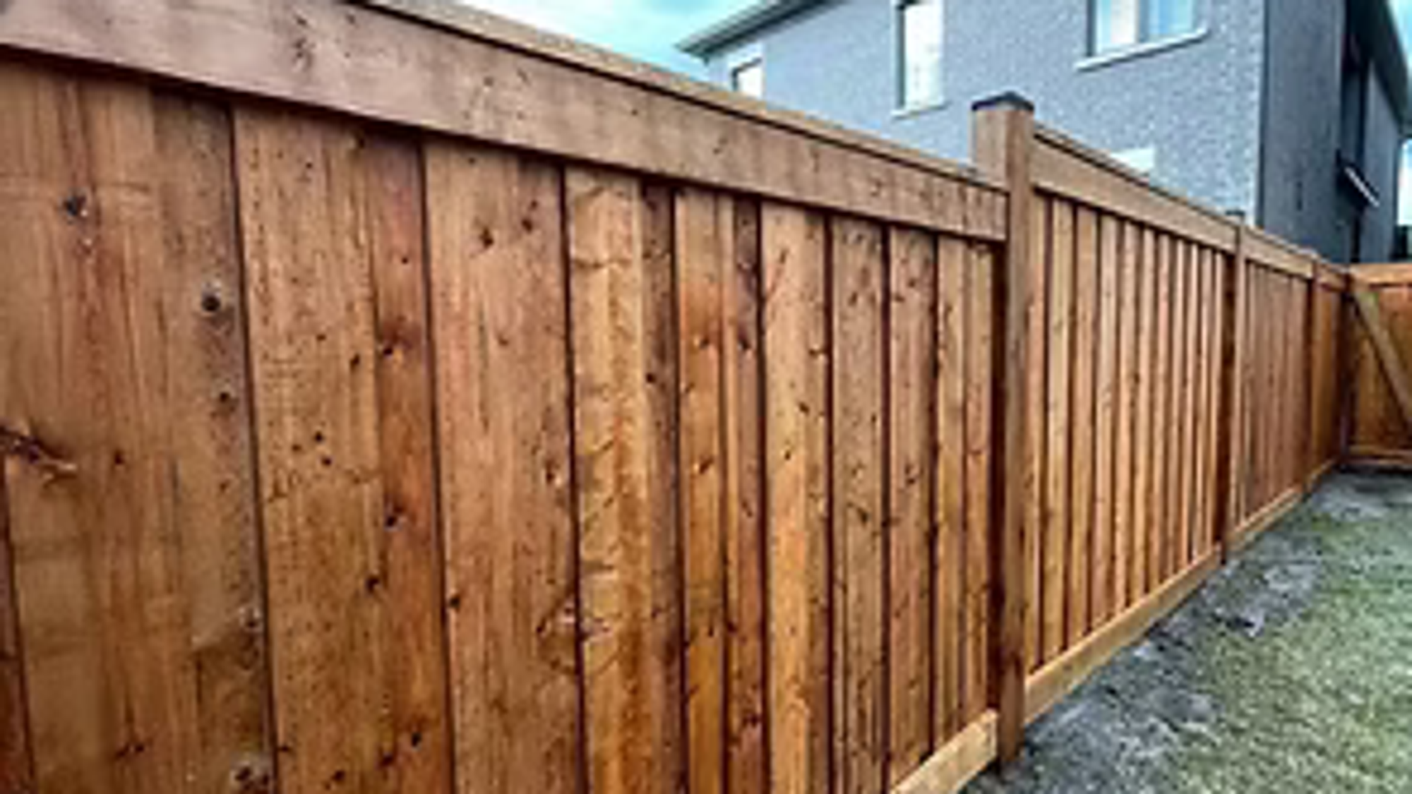 Ajax Full Property Fence — completed build