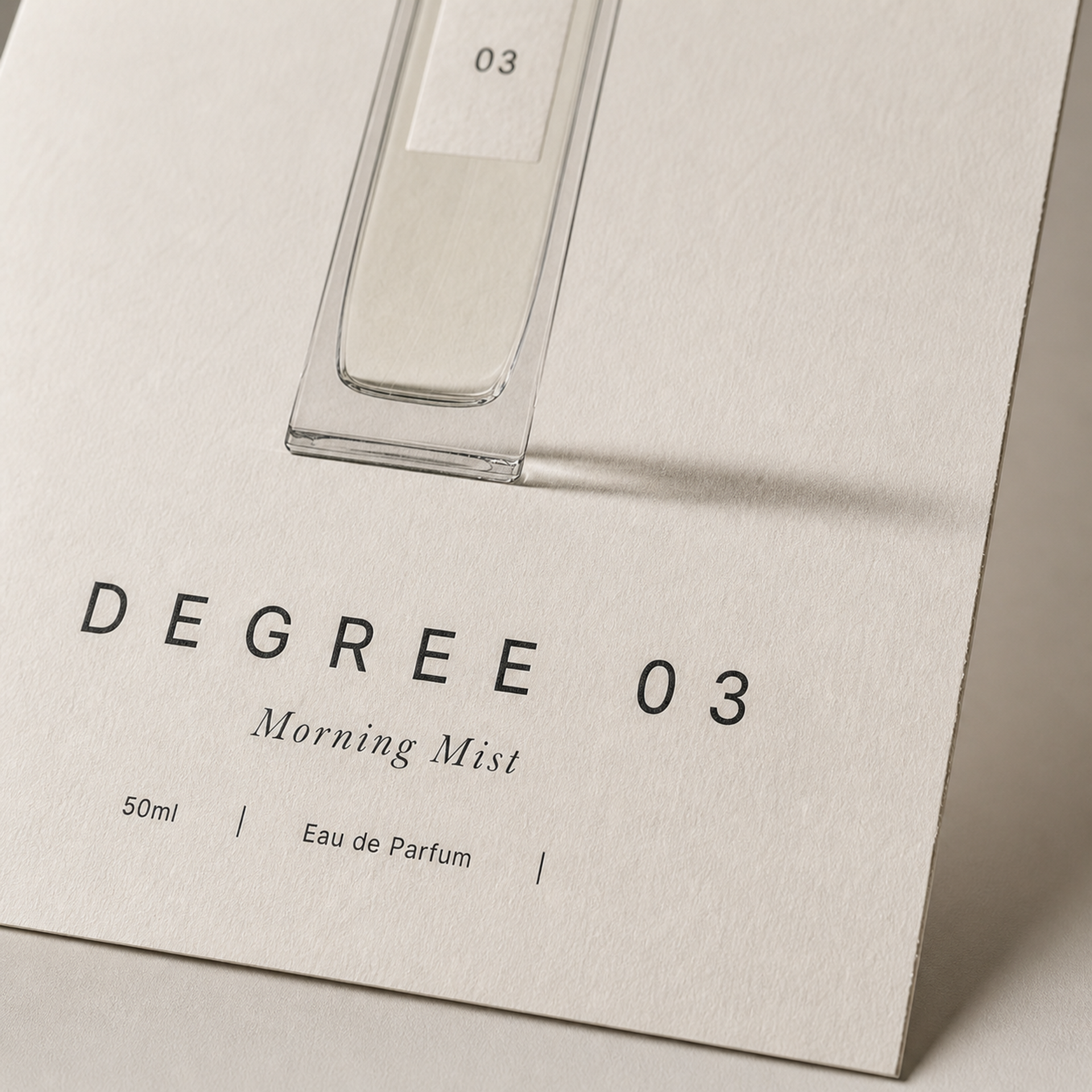 海报排版细节 —— DEGREE 03 Morning Mist 字体层级