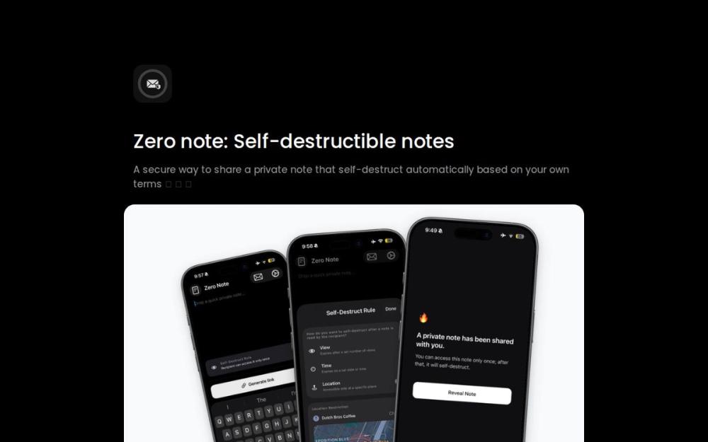 image of Zero Note