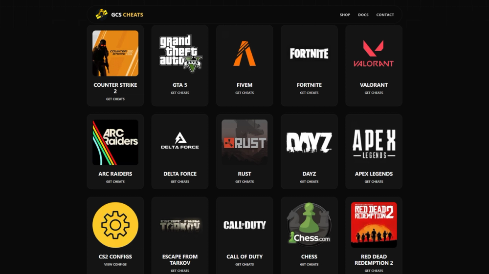 image of GCS Cheats image of GCS Cheats