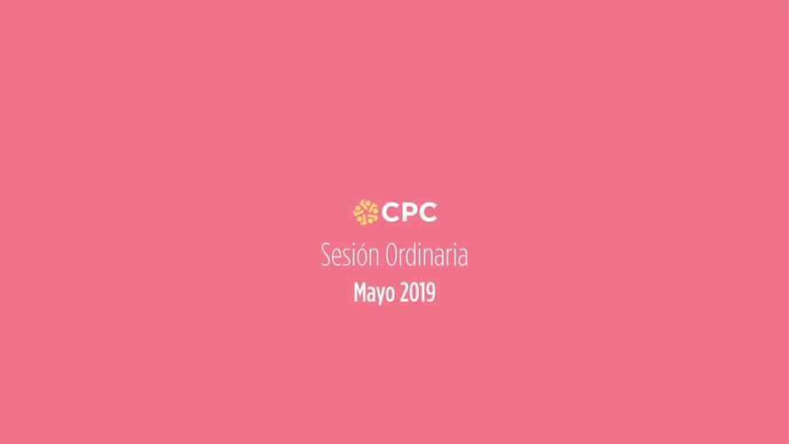 Sesión Ordinaria Mayo 2019