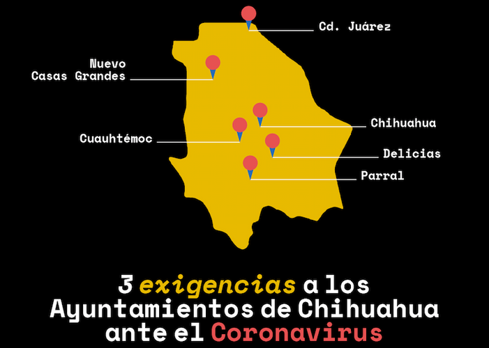 3 Exigencias a los Ayuntamientos de Chihuahua ante el Coronavirus