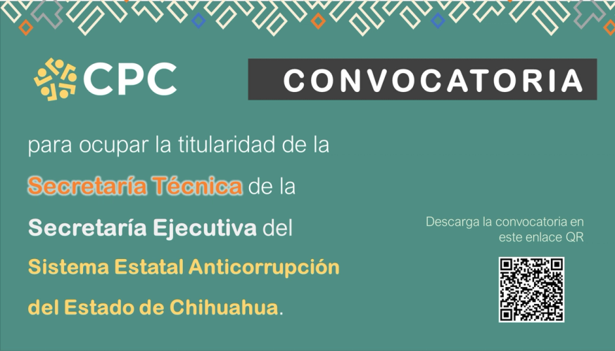 Convocatoria para la titularidad de la Secretaria Técnica de la SESEA 2023